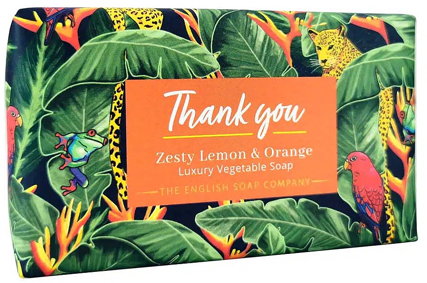 Mydło z cytryną i pomarańczą - The English Soap Company Occasions Collection Zesty Lemon & Orange Thank You Soap — Zdjęcie N1