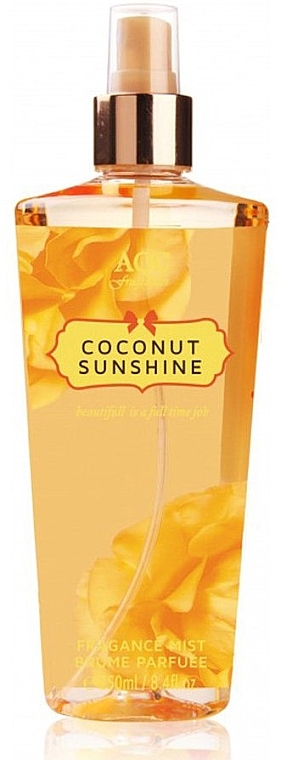 Perfumowana mgiełka do ciała - AQC Fragrances Coconut Sunshine Body Mist — Zdjęcie N1