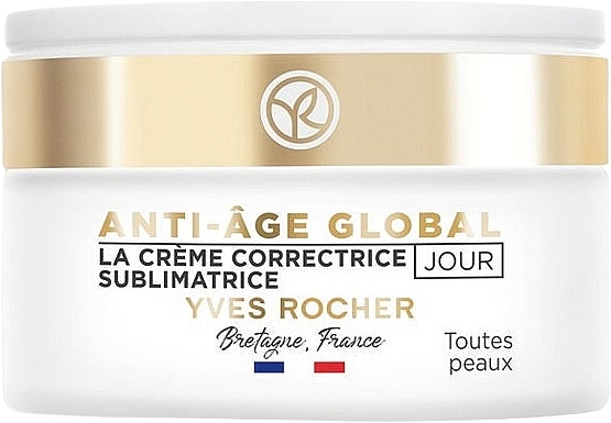 Przeciwzmarszczkowy krem ​​do twarzy na dzień - Yves Rocher Anti-age Global — Zdjęcie N1