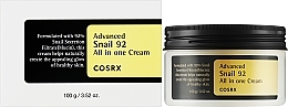 Uniwersalny krem do twarzy ze śluzem ślimaka - COSRX Advanced Snail 92 All In One Cream — Zdjęcie N2