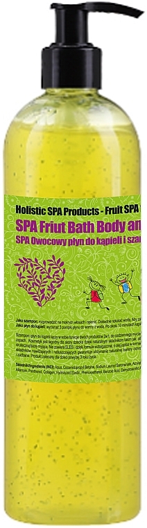 Owocowy płyn do kąpieli i szampon dla dzieci - Soap&Friends Fruit Bath Shampoo — Zdjęcie N2