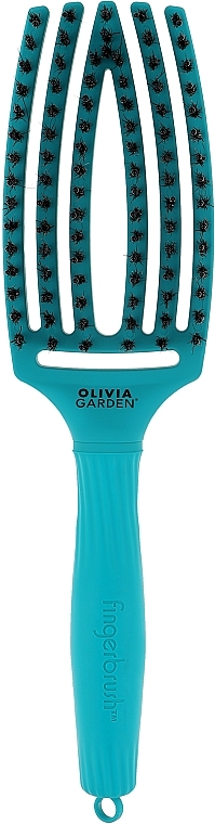 Szczotka do włosów - Olivia Garden Finger Brush Combo Blue Lagoon — Zdjęcie N1