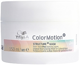 Maska do intensywnej regeneracji włosów farbowanych - Wella Professionals Color Motion+ Structure Mask — Zdjęcie N1