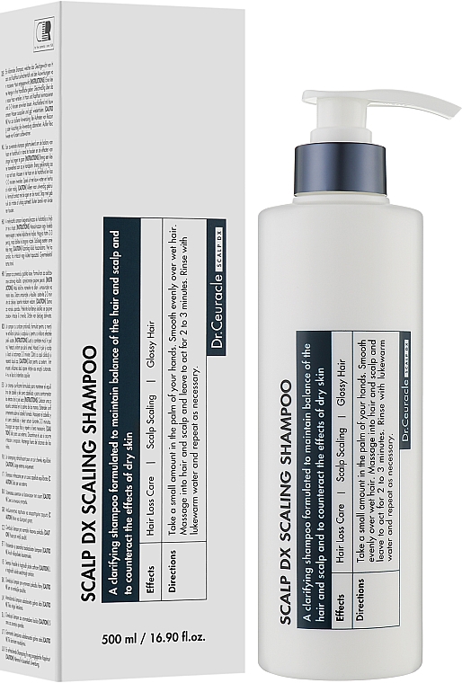 Szampon złuszczający, wzmacniający włosy - Dr. Ceuracle Scalp DX Scaling Shampoo — Zdjęcie N2