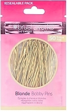Kup Wsuwki do włosów, złote - Brushworks Blonde Bobby Pins