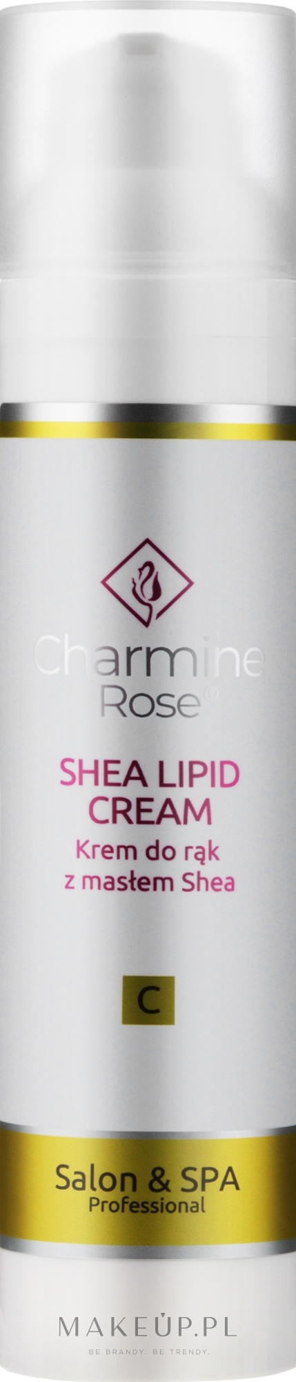 Krem do rąk z masłem shea - Charmine Rose Salon & SPA Professional Shea Lipid Cream — Zdjęcie 100 ml