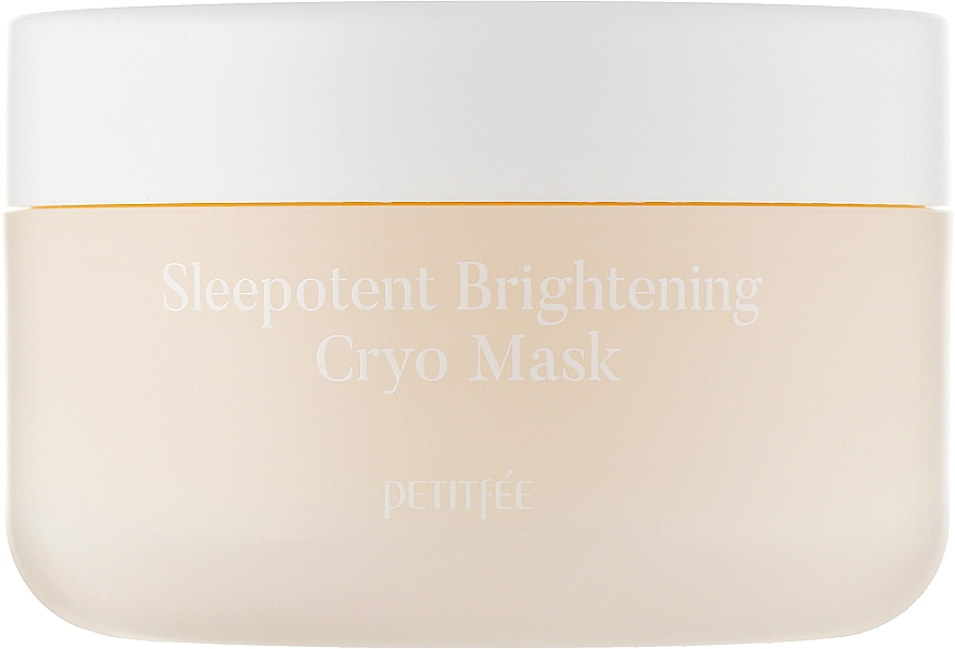 Maska do twarzy na noc wyrównująca koloryt z witaminą C i niacynamidem - Petitfee & Koelf Sleepotent Brightening Cryo Mask