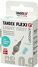 Kup Szczoteczki międzyzębowe 0,9 mm, jasnoszare - Tandex Flexi Ultra Soft Light Gray