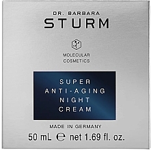 Przeciwzmarszczkowy krem do twarzy na noc - Dr. Barbara Sturm Super Anti-Aging Night Cream — Zdjęcie N2