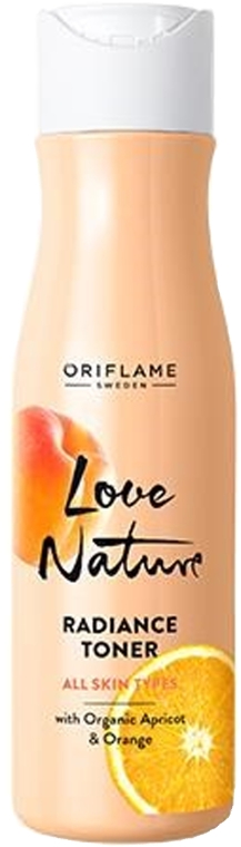 Odświeżający tonik do twarzy z organiczną morelą i pomarańczą - Oriflame Love Nature Radiance Toner