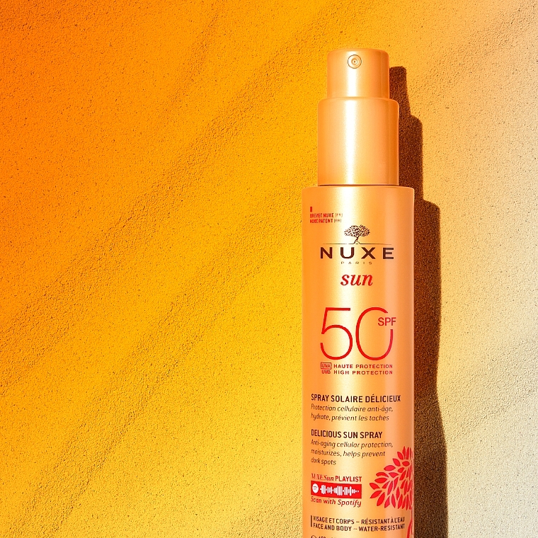 Mleczko w sprayu do opalania twarzy i ciała SPF 50 - Nuxe Sun — Zdjęcie N3