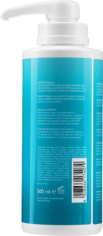 Oczyszczający szampon do włosów - Alcina A/C Plex Shampoo — Zdjęcie N4