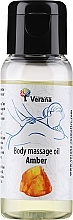 Olejek do masażu ciała Bursztyn - Verana Body Massage Oil  — Zdjęcie N1