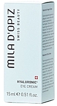 Krem pod oczy z kwasem hialuronowym - Mila D’Opiz Hyaluronic 4 Eye Cream — Zdjęcie N2