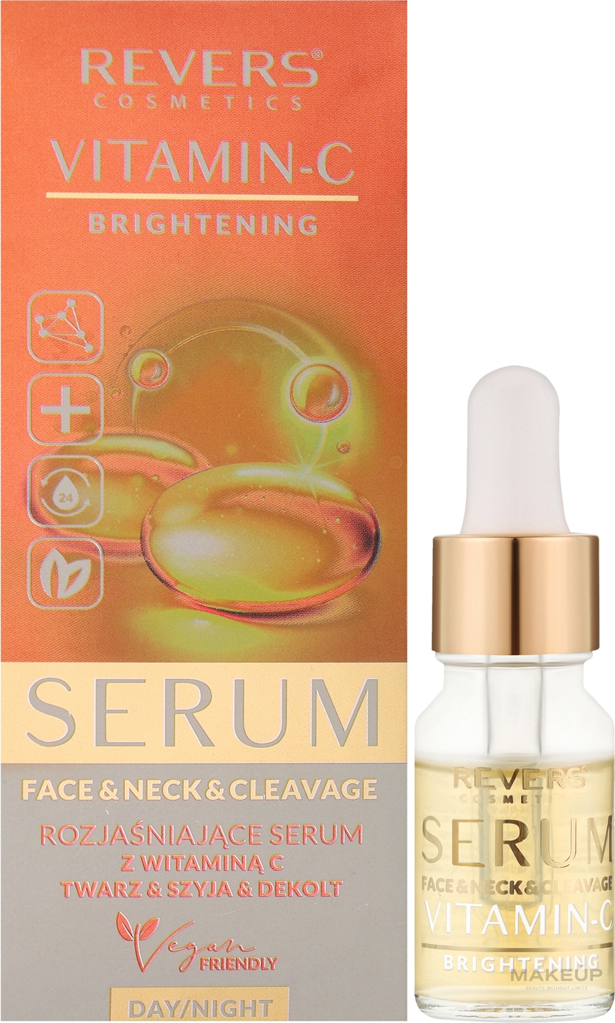 Rozjaśniające serum z witaminą C - Revers Brightening Serum For Face Vitamin C — Zdjęcie 10 ml