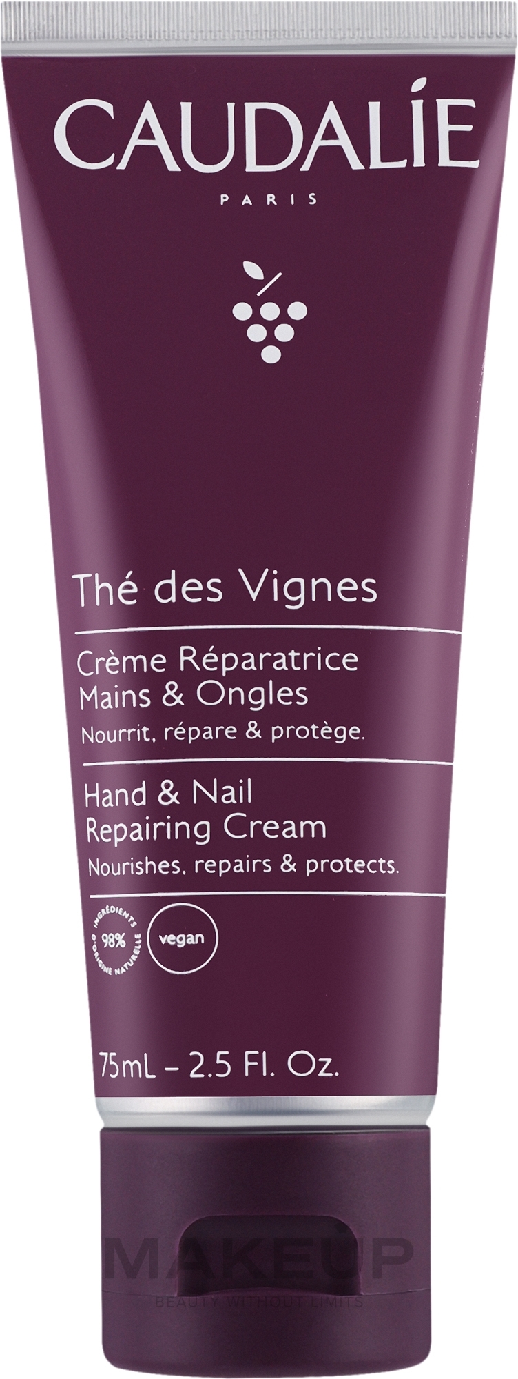 Caudalie The Des Vignes Hand & Nail Cream - Krem do rąk i paznokci  — Zdjęcie 75 ml
