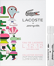 Lacoste Eau De Lacoste L.12.12 Sparkling Collector Edition x Jeremyville - Woda toaletowa (próbka) — Zdjęcie N1