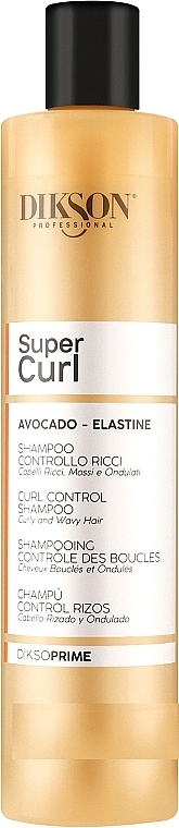 PREZENT! Szampon do włosów kręconych z awokado i elastyną - Dikson Super Curl Shampoo — Zdjęcie N1