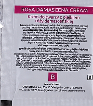 Krem do twarzy z olejkiem z róży damasceńskiej - Charmine Rose Rosa Damascena Cream (próbka) — Zdjęcie N2