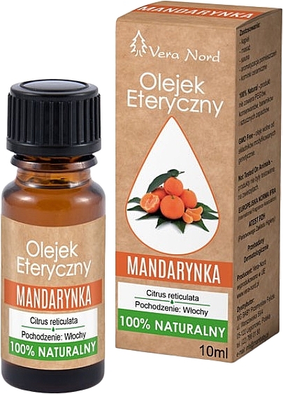 Olejek eteryczny Mandarynka - Vera Nord Mandarin Essential Oil — Zdjęcie N1