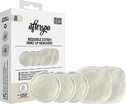 Bawełniane płatki do demakijażu wielokrotnego użytku - AfterSpa Reusable Cotton Make up Removers — Zdjęcie N1