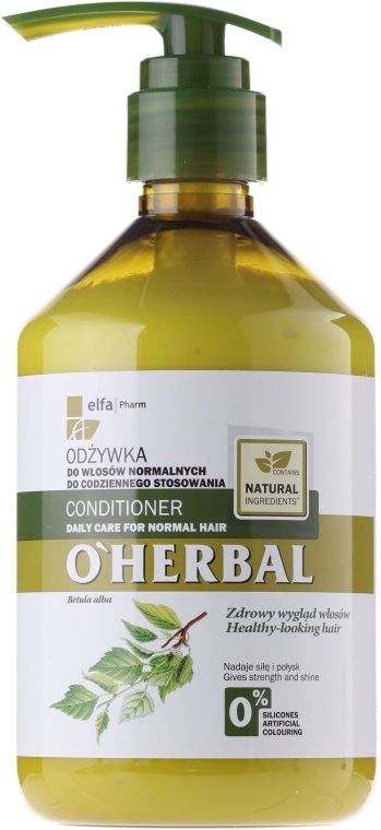 Odżywka z ekstraktem z brzozy do włosów normalnych do codziennego stosowania - O'Herbal — фото N3
