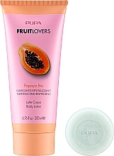 Zestaw - Pupa Fruit Lovers (body/lotion/200 + shampoo/bar/60g + box) — Zdjęcie N2