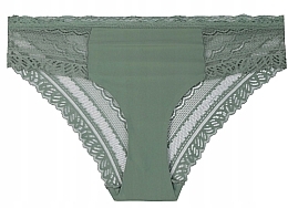 Majtki damskie Limited Edition, zielone + białe z liśćmi, 2 szt. - Moraj Figi Premium Bikini — Zdjęcie N5