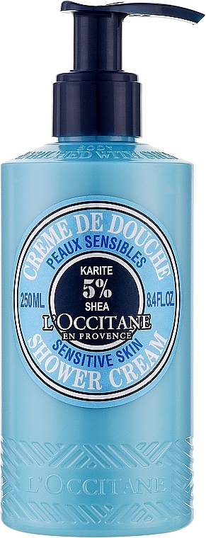 Krem pod prysznic do skóry wrażliwej - L'Occitane Shea Shower Cream For Sensitive Skin — Zdjęcie N1