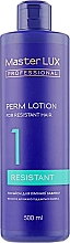 Lotion do trwałej ondulacji - Master LUX Professional Resistant Perm Lotion — Zdjęcie N6