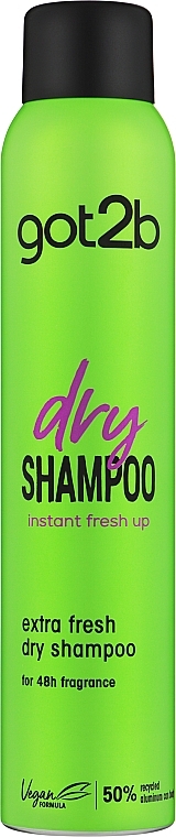 Suchy szampon - Got2b Fresh It Up Extra Fresh Dry Shampoo  — Zdjęcie N3