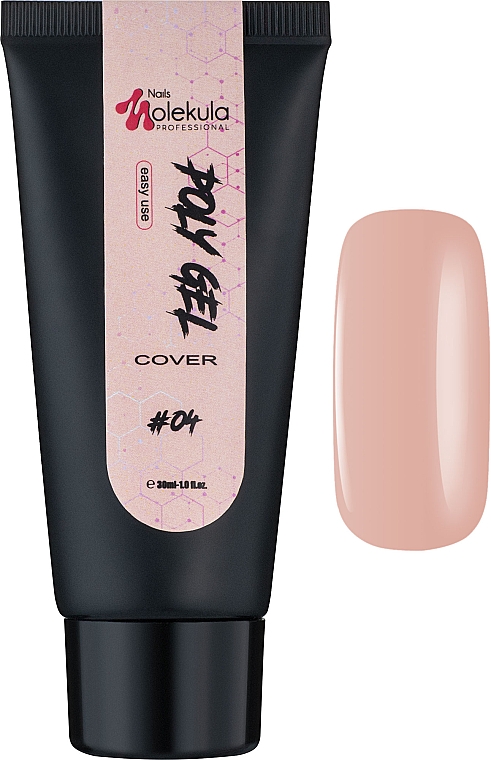 Żel do paznokci - Nails Molekula Poly Gel 04 Cover — Zdjęcie N2