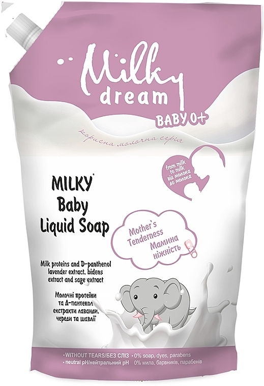 Delikatne mydło w płynie dla niemowląt - Milky Dream Baby Liquid Soap