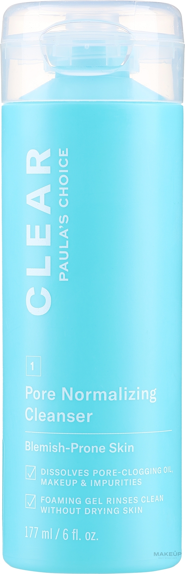 Żel oczyszczający do twarzy - Paula's Choice Clear Pore Normalizing Cleanser — Zdjęcie 177 ml