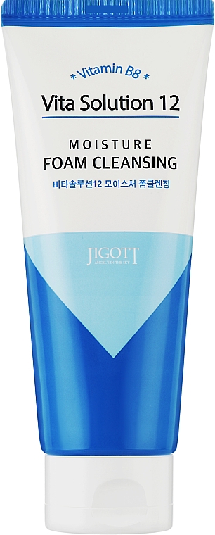 Nawilżająca pianka oczyszczająca - Jigott Vita Solution 12 Moisture Foam Cleansing — Zdjęcie N1