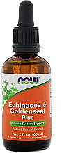 Suplement diety w kroplach Jeżówka plus - Now Foods Echinacea Goldenseal Plus — Zdjęcie N1
