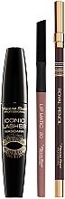 Zestaw - Pierre Rene Smoky Brown (mascara/15ml + eye/pencil/1.6g + lip/pencil/0.4g) — Zdjęcie N4