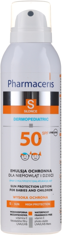 Emulsja ochronna dla niemowląt i dzieci SPF 50+ - Pharmaceris S Protective Emulsion For Children And Infants In The Sun — Zdjęcie N3