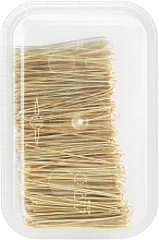 Spinki do włosów, 60mm, złote - Tico Professional — Zdjęcie N3