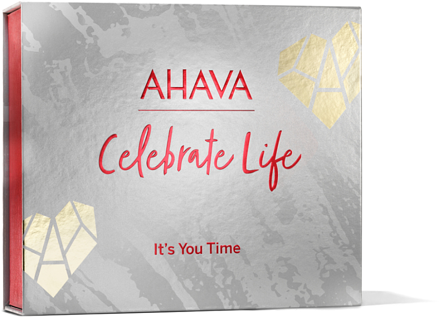 Zestaw - Ahava Celebrate Life It's You Time (h/cr/100ml + f/cr/100ml + b/cr/100ml) — Zdjęcie N1