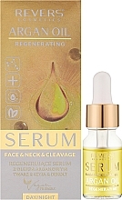 Regenerujące serum z olejem arganowym do twarzy, szyi i dekoltu	 - Revers Argan Oils Regenerating Serum — Zdjęcie N2