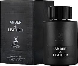 Alhambra Amber & Leather - Woda perfumowana — Zdjęcie N2