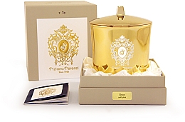 Tiziana Terenzi Luna Collection Orion Gold Glass - Świeca perfumowana z pokrywką — Zdjęcie N1