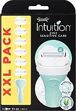 Kup Maszynka do golenia z 6 wymiennymi kasetami - Wilkinson Sword Intuition Sensitive Care XXL Pack