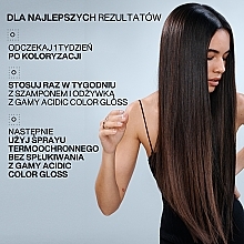 Intensywna kuracja dla intensywnego blasku włosów farbowanych i naturalnych - Redken Acidic Color Gloss Activated Glass Gloss Treatment  — Zdjęcie N13
