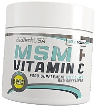 Kup Kompleks witaminowo-mineralny o smaku cytrynowym - Biotech Msm + Vitamin C 