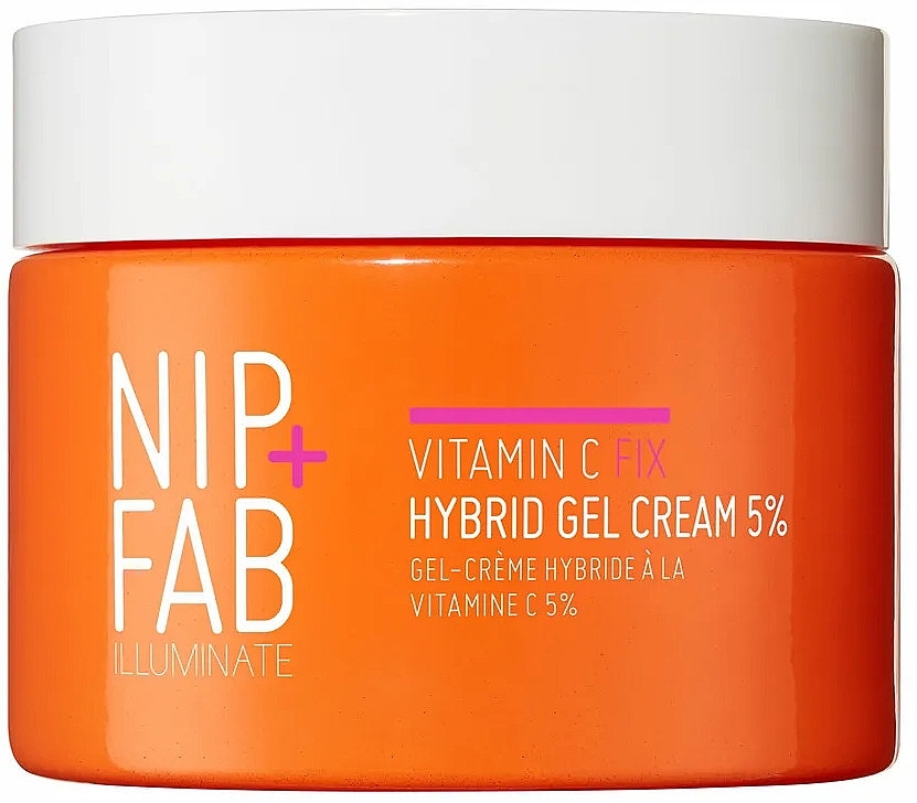 Żel-krem do twarzy z witaminą C 5% - NIP+FAB Vitamin C Fix Hybrid Gel Cream 5% — Zdjęcie N1