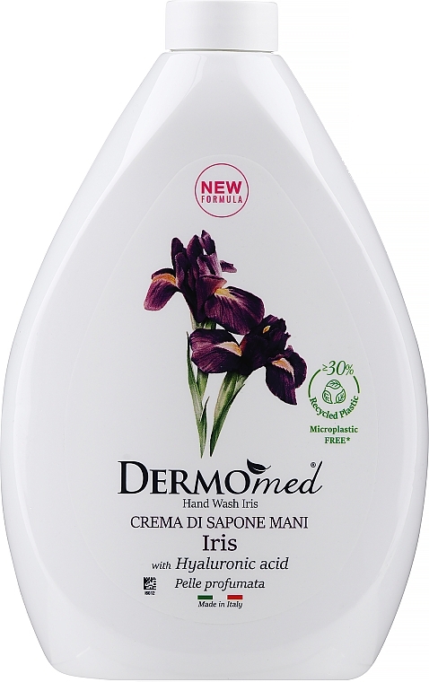 Krem-mydło talk i irys - Dermomed Cream Soap Talc And Iris (uzupełnienie) — Zdjęcie N1