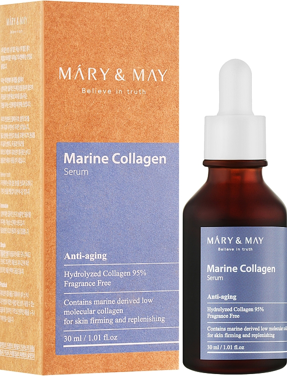 Serum do twarzy z kolagenem - Mary & May Marine Collagen Serum — Zdjęcie N2