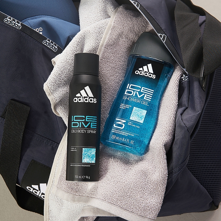 Żel pod prysznic dla mężczyzn - Adidas Ice Dive Body, Hair And Face Shower Gel — Zdjęcie N5